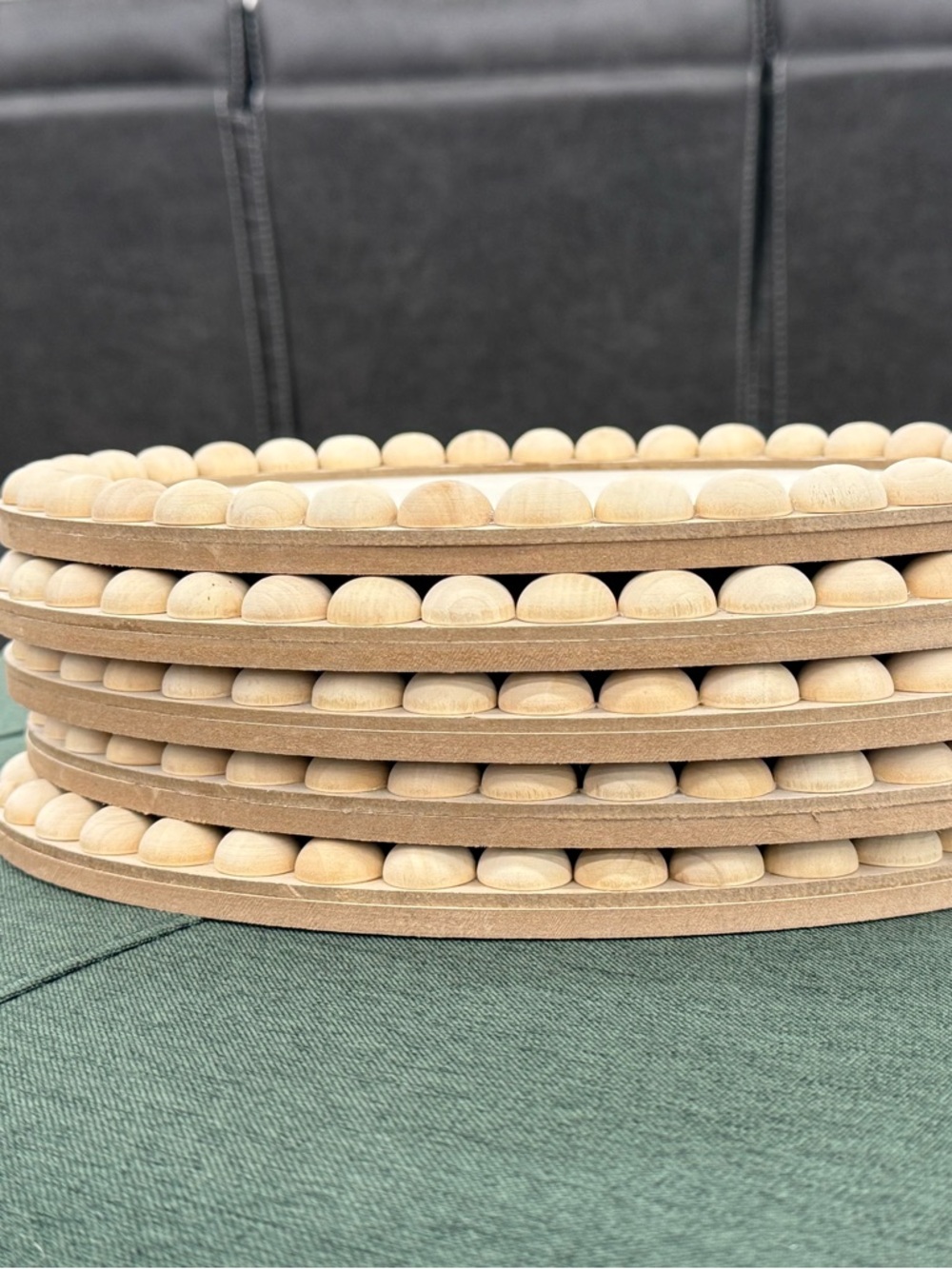 Set of 5 Unfinished Wood Surfaces
- Plaques - Oval with Beaded Edge, 8" × 11"
